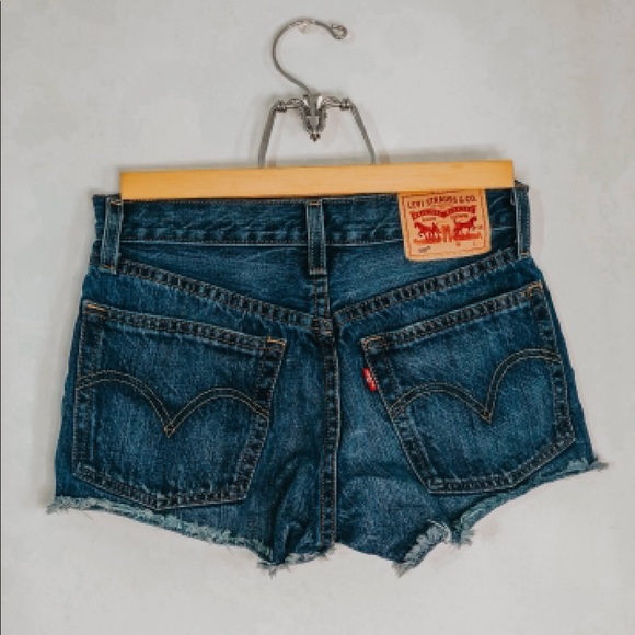 Levi 501 Denim Shorts - Picture 2 of 2